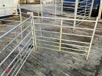 2 X 4' GALVANISED SHEEP HURDLES - 3