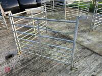 2 X 4' GALVANISED SHEEP HURDLES - 4