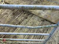 2 X 4' GALVANISED SHEEP HURDLES - 5