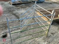 3 X 4' GALVANISED SHEEP HURDLES - 2