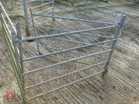 3 X 4' GALVANISED SHEEP HURDLES - 3