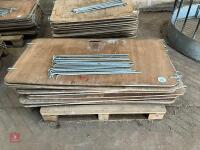 16 x 5' SHEARWELL LAMBING BOARDS (13)