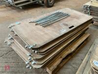 16 x 5' SHEARWELL LAMBING BOARDS (13) - 5