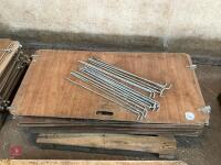 16 x 5' SHEARWELL LAMBING BOARDS (14)