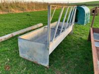 7' 8'' GALVANISED FEED BARRIER TROUGH - 8