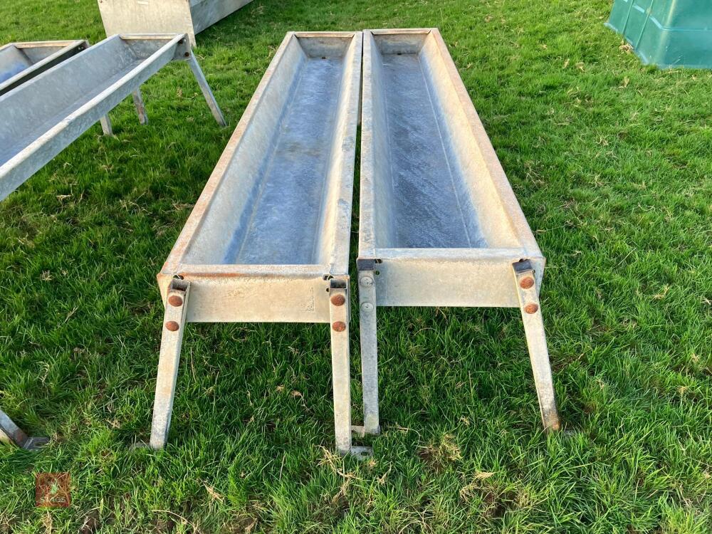 2 X IAE 2.4M CATTLE FEED TROUGHS (1)