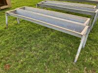 2 X IAE 2.4M CATTLE FEED TROUGHS (1) - 3