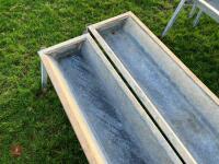 2 X IAE 2.4M CATTLE FEED TROUGHS (1) - 7