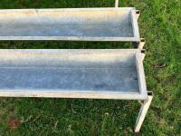 2 X IAE 2.4M CATTLE FEED TROUGHS (2) - 4