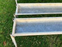 2 X IAE 2.4M CATTLE FEED TROUGHS (2) - 7