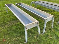 2 X IAE 2.4M CATTLE FEED TROUGHS (3) - 3