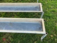 2 X IAE 2.4M CATTLE FEED TROUGHS (3) - 4