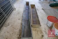 1 9' & 1 6' GALV FEED TROUGHS - 2