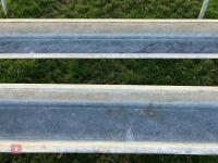 2 X IAE 2.4M CATTLE FEED TROUGHS (3) - 7