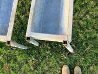 2 X IAE 2.4M CATTLE FEED TROUGHS (4) - 4