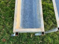 2 X IAE 2.4M CATTLE FEED TROUGHS (4) - 11