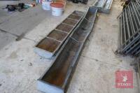 1 9' & 1 6' GALV FEED TROUGHS - 4