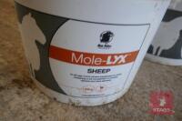 5 TUBS OF 20KG MOLE SHEEP MINERAL LYX - 4