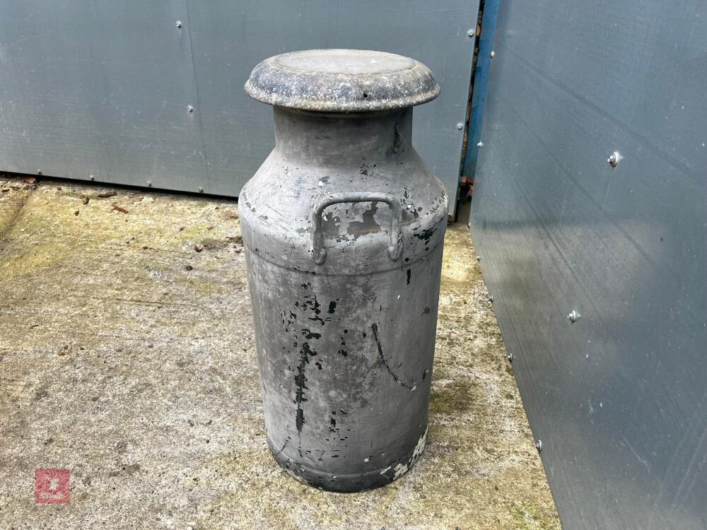 ALUMINIUM MILK CHURN