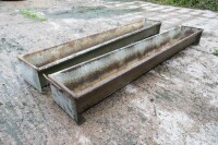 2 X HD GROUND/HOOKOVER TROUGHS - 3