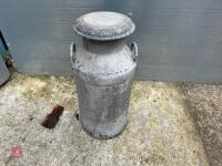 ALUMINIUM MILK CHURN - 10