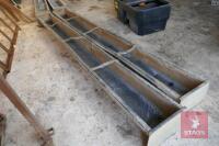 2 9' GALV GROUND FEED TROUGHS - 5