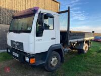 2003 MAN LE8.140 7.5T TIPPING LORRY - 2