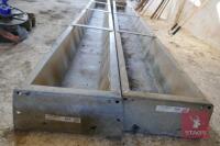 2 IAE 9' GALV GROUND FEED TROUGHS - 4