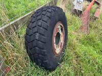 MICHELIN 12.5 R20 WHEEL AND TYRE - 5