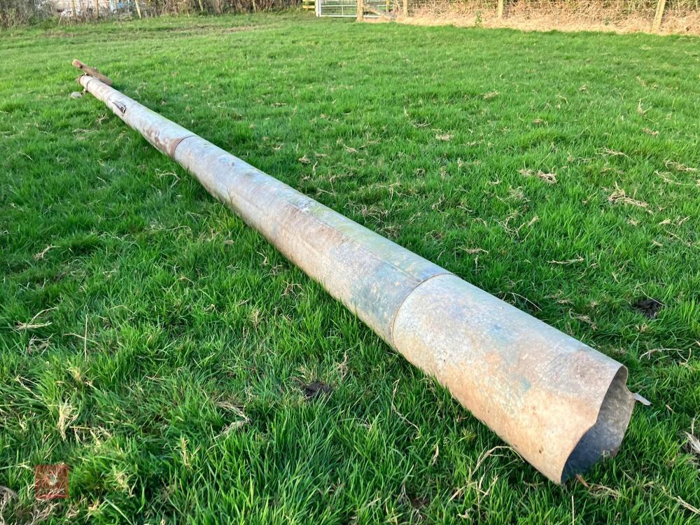 GALVANISED TIN TELEGRAPH POLES