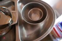 LARGE QTY OF STAINLESS STEEL KITCHENWARE - 19