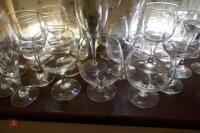 LARGE QTY OF GLASSWARE - 3