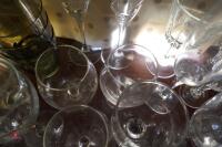 LARGE QTY OF GLASSWARE - 8