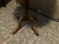 SMALL ROUND WOODEN TABLE - 3