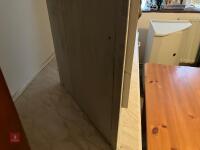 DOVE GREY PAINTED CORNER CABINET - 6