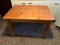 PINE KITCHEN TABLE - 2