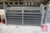 10 X 6' GALVANISED SHEEP HURDLES