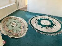 3 SEPARATE FLOOR RUGS