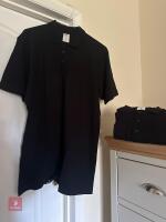 5 BLACK XL POLO SHIRTS