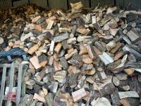 DUMPY BAG OF HARDWOOD LOGS - 2