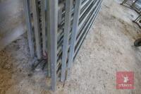 10 6' GALVANISED SHEEP HURDLES - 3