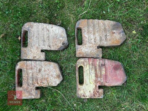 4 MASSEY FERGUSON TRACTOR WEIGHTS