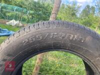 TYRES 255 60 18 - 2