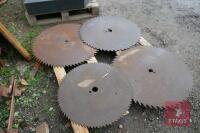 4 MIXED SAW BLADES - 2