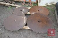 4 MIXED SAW BLADES - 3