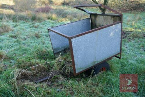 LAWNMOWER/GARDEN TIPPING TRAILER