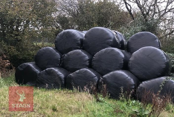 30 ROUND BALES OF HAYLAGE