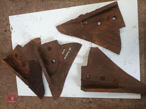 4 MASSEY FERGUSON 816641M1 PLOUGH TIPS