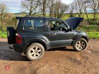 2003 MITSUBISHI SHOGUN 3.2L 5WB - 3