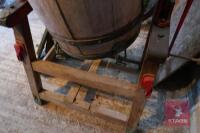 ANTIQUE WOODEN BUTTER CHURN - 9